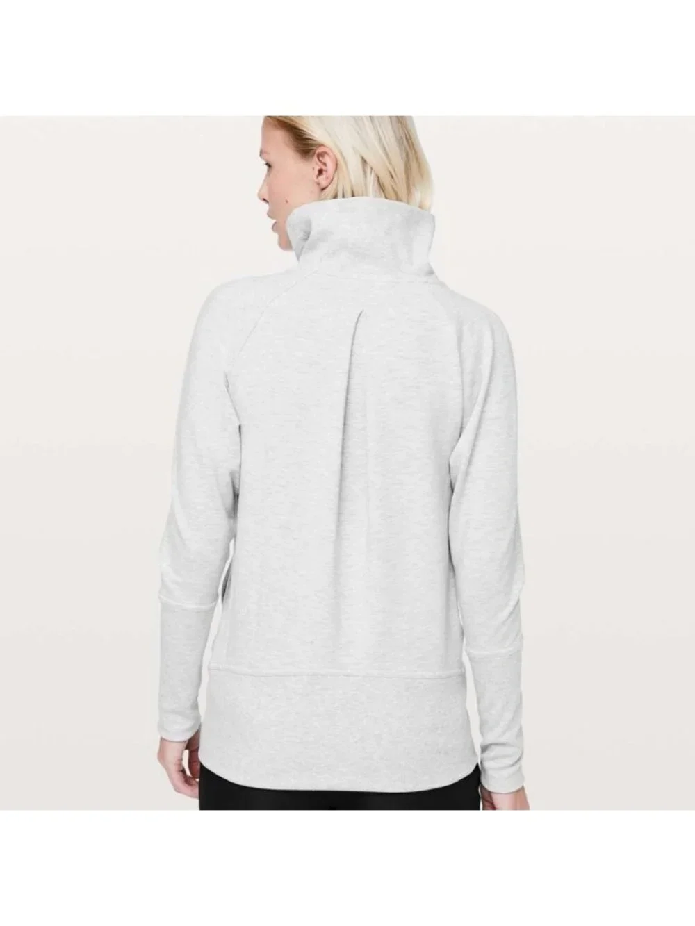 Lululemon High Lines Pullover Heathered Core Ultra Light Grey